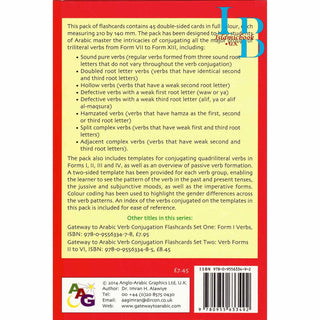 Gateway to Arabic Verb Conjugation Flashcards Set Three: Verb Forms Seven To Thirteen By Imran Hamza Alawiye