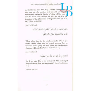The Correct Creed that Every Muslim Must Believe By Abdus Salaam Bin Burjis
