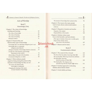 A Summary of Imam al-Ghazali’s The Revival of Religious Sciences (4 Volumes)