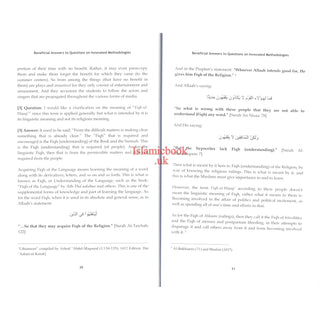 Beneficial Answers to Questions on Innovated Methodologies By Shailkh Saalih bin Fawzaan Al-Fawzaan