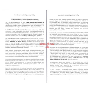 Four Essays on the Obligation of Veiling By Shaikh Ibn Baz