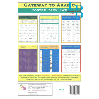 Gateway to Arabic Poster Pack Two (6 Posters) By Dr. Imran Hamza Alawiye