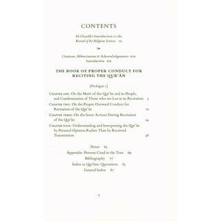 AL-GHAZĀLĪ ON PROPER CONDUCT FOR RECITING THE QUR'AN - BOOK VIII of THE REVIVAL OF THE RELIGIOUS SCIENCES | KHALID WILLIAMS