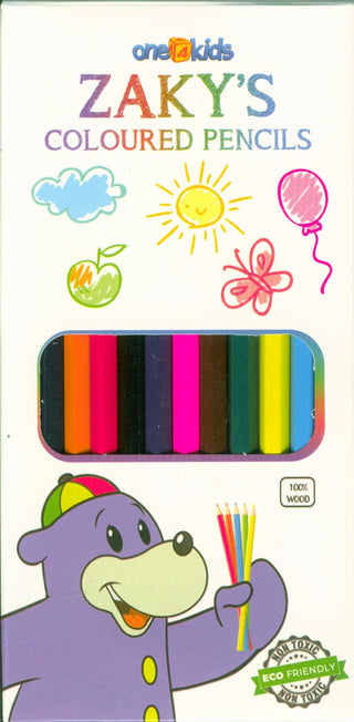 Zaky's Arabic Colouring Book - Zaky's 12 Colouring Pencils