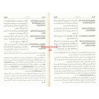 Mushaf Madinah-Al Quran Al-Kareem(Cream Paper-Medium size) Translation of The Meanings of The Noble Quran in The Urdu Language (New Edition)