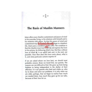 Muslim Manners By Iqbal Ahmad Azami