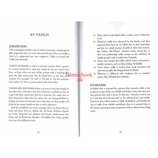 Mustalah Al-Hadith The Rules and Terminology Of the Science Of Hadith By Shaykh Muhammad bin Salih al-Uthaymin