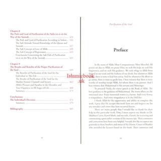 Purification of the Soul: Concept, Process and Means
