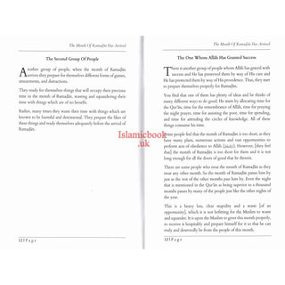 Ramadan Has Arrived By Shaykh Abd Al-Razzaq Ibn Abd Al Muhsin Al-Abbad