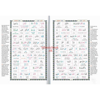 Study The Noble Quran Word-for-Word (Full Color 3 Vol. Set) By Dr. Muhsin Khan & Dr. Taqi-ud-Din Al-Hilali