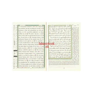 Tajweed Quran with meaning Translation and Transliteration in English Small 8x12 CM