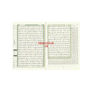 Tajweed Quran with meaning Translation and Transliteration in English Small 8x12 CM
