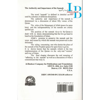 The Authority and Importance of the Sunnah By Jamal Al-Din Zarabozo