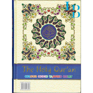 The Holy Quran Colour Coded Tajweed Rules with Colour Coded Manzils (Medium Size) With Case-Ref 23-CC-(13 Lines)