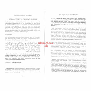 The Night Prayer In Ramadaan By Imaam Muhammad Naasir ud Deen al Albaanee