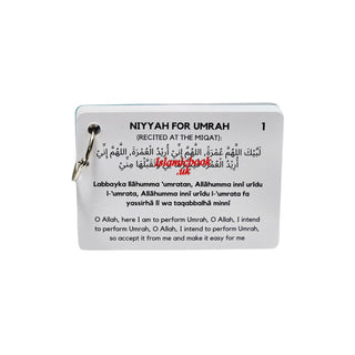 Umrah Dua Cards Step by Step Guide Umrah Duas