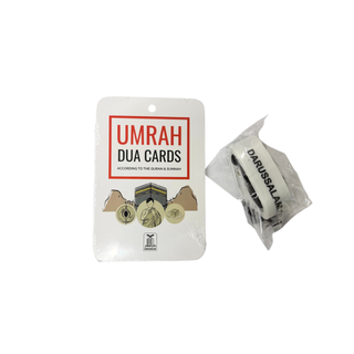 Umrah Dua Cards with QR Codes - Pligrimage Supplications Portable